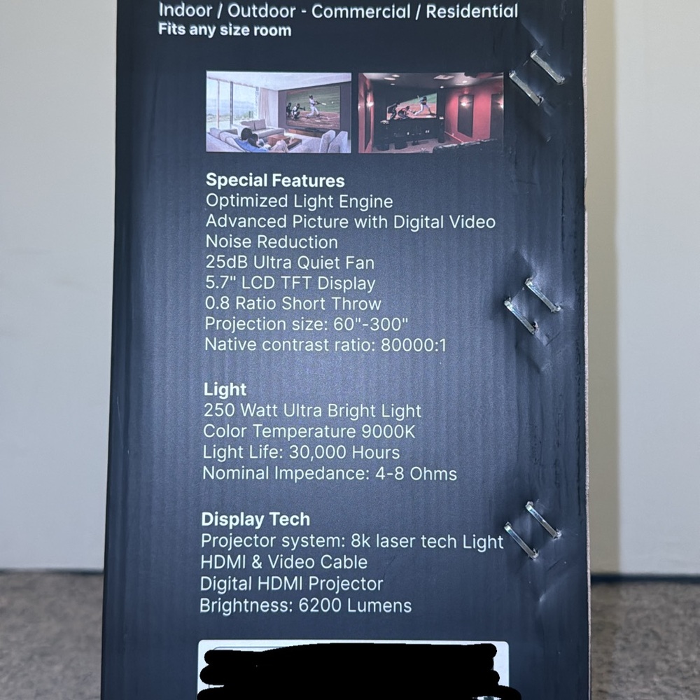 ProBeam Laser Projector BU60PST - Picture 2 of 3